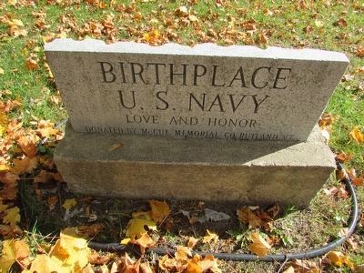 Another Birthplace of the U. S. Navy Marker. Click for full size. Another Birthplace of the U. S. Navy Marker image. Click for full size.