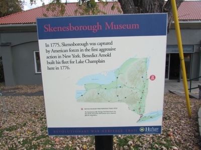 Skenesborough Museum Marker image. Click for full size.
