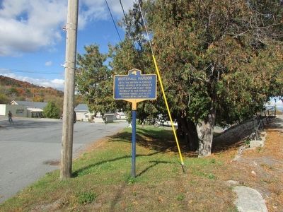 Marker in Whitehall. Click for full size. Marker in Whitehall image. Click for full size.