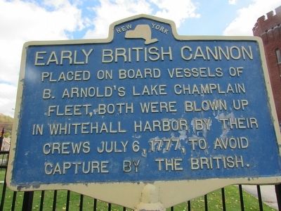 Early British Cannon Marker image. Click for full size.