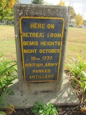 British Artillery Park Marker image. Click for full size.
