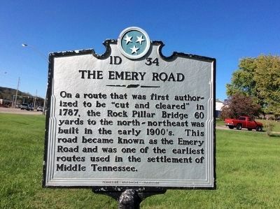 The Emery Road Marker. Click for full size. The Emery Road Marker image. Click for full size.