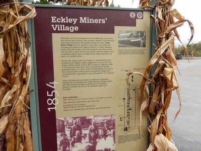Eckley Miners Village Marker image. Click for full size.