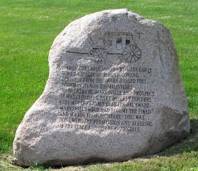 Stage Coach Rock Marker. Click for full size. Stage Coach Rock Marker image. Click for full size.