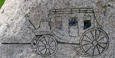 Stage Coach Rock Marker image. Click for full size.