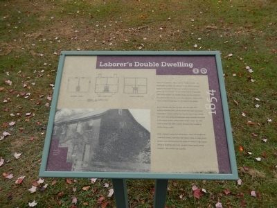 Laborers Double Dwelling Marker image. Click for full size.