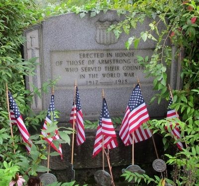 Kittanning WW I Memorial Marker image. Click for full size.