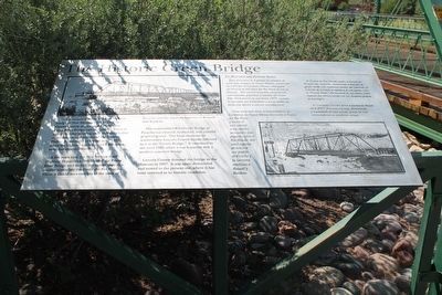 The Historic Green Bridge Marker. Click for full size. The Historic Green Bridge Marker image. Click for full size.