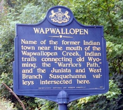 Wapwallopen Marker image. Click for full size.