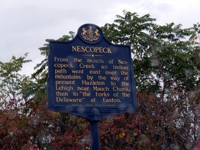 Nescopeck Marker. Click for full size. Nescopeck Marker image. Click for full size.