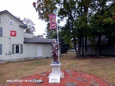 Nescopeck-Indian Statue image. Click for full size.