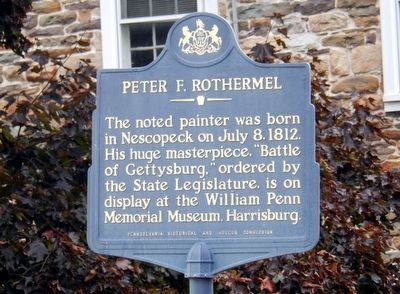 Peter F. Rothermel Marker image. Click for full size.