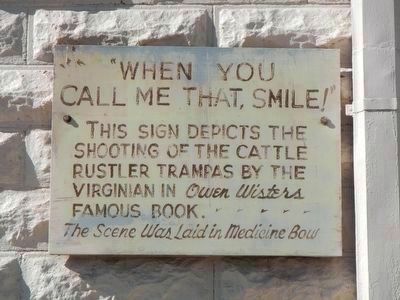 Sign on the Virginian Hotel. Click for full size. Sign on the Virginian Hotel image. Click for full size.