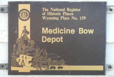 Medicine Bow Depot. Click for full size. Medicine Bow Depot image. Click for full size.