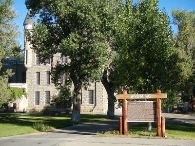 Wyoming State Penitentiary Marker. Click for full size. Wyoming State Penitentiary Marker image. Click for full size.