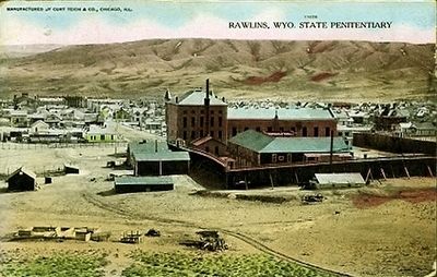 Wyoming State Penitentiary Marker image. Click for full size.