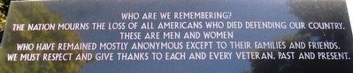 Mason City Area Veterans Monument Marker. Click for full size. Mason City Area Veterans Monument Marker image. Click for full size.