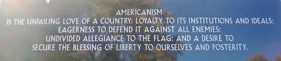 Mason City Area Veterans Monument Marker. Click for full size. Mason City Area Veterans Monument Marker image. Click for full size.