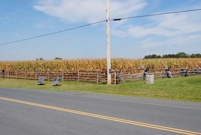 Doubleday's Division, First Army Corps Marker (Left) image. Click for full size.