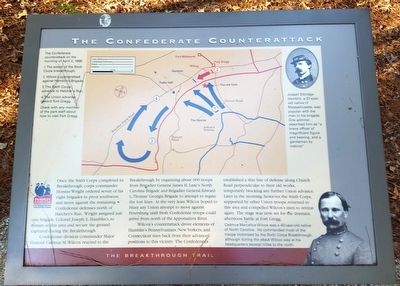 The Confederate Counterattack Marker image. Click for full size.