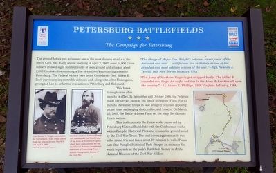 Petersburg Battlefields CWT Marker. Click for full size. Petersburg Battlefields CWT Marker image. Click for full size.