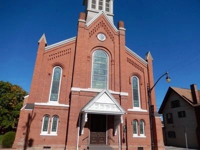 Lutheran Church-front view image. Click for full size.