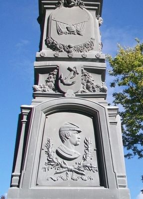 Civil War Memorial Relief. Click for full size. Civil War Memorial Relief image. Click for full size.