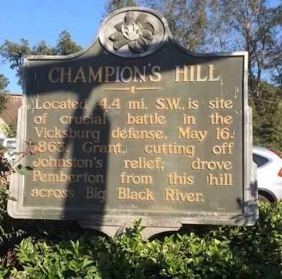 Champion's Hill Marker image. Click for full size.