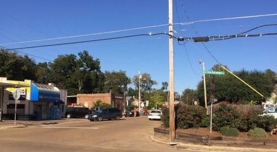 View of marker looking east on Old US Highway 80. image. Click for full size.