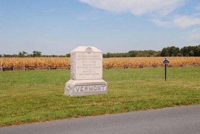 2nd Vermont Regiment, U.S. Sharpshooters Monument. Click for full size. 2nd Vermont Regiment, U.S. Sharpshooters Monument image. Click for full size.