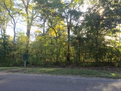 Marker in front of former homesite.. Click for full size. Marker in front of former homesite. image. Click for full size.