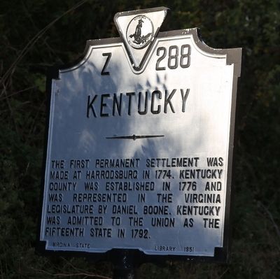 Kentucky Face of Marker image. Click for full size.