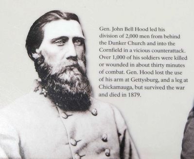 The Most Terrible Clash of Arms Marker - General John Bell Hood image. Click for full size.