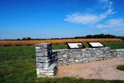 The Most Terrible Clash of Arms Marker (Left) image. Click for full size.