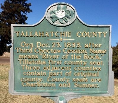 Tallahatchie County Marker image. Click for full size.