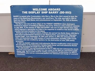 Welcome Aboard Marker. Click for full size. Welcome Aboard Marker image. Click for full size.