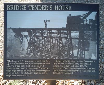 Bridge Tender's House Marker image. Click for full size.