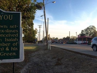 Area view from marker looking south on Edwards Avenue. image. Click for full size.