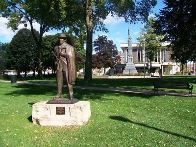 <i>American Architect</i> Statue by Martha Pettigrew, 2014. Click for full size. <i>American Architect</i> Statue by Martha Pettigrew, 2014 image. Click for full size.