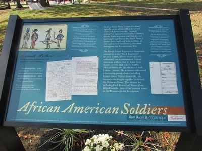 African American Soldiers Marker. Click for full size. African American Soldiers Marker image. Click for full size.