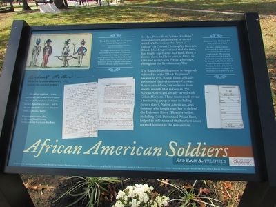 African American Soldiers Marker image. Click for full size.