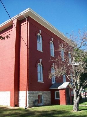East Facade of Former Worth County Courthouse. Click for full size. East Facade of Former Worth County Courthouse image. Click for full size.
