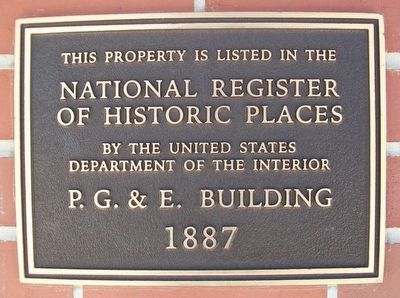 Peoples Gas & Electric Building NRHP Marker image. Click for full size.