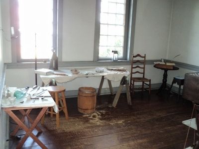 Field Hospital in the Whitall House. Click for full size. Field Hospital in the Whitall House image. Click for full size.