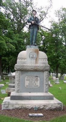 Mound Hill Cemetery Civil War Memorial Marker. Click for full size. Mound Hill Cemetery Civil War Memorial Marker image. Click for full size.