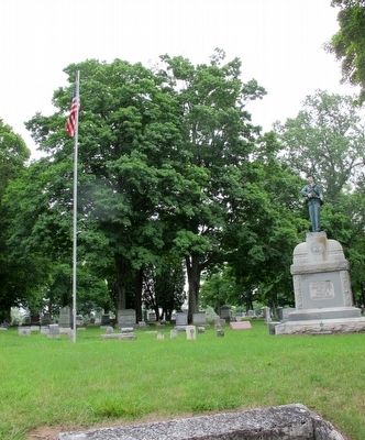 Mound Hill Cemetery Civil War Memorial Marker. Click for full size. Mound Hill Cemetery Civil War Memorial Marker image. Click for full size.