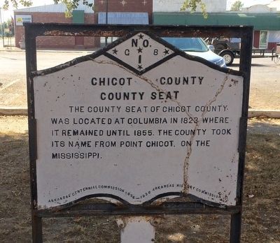 Chicot County Marker image. Click for full size.