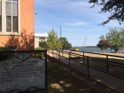 View from marker towards Lake Chicot.. Click for full size. View from marker towards Lake Chicot. image. Click for full size.