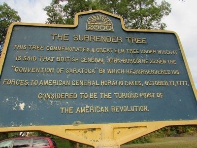 The Surrender Tree Marker image. Click for full size.
