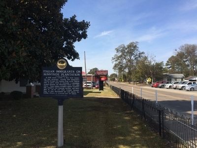 View of marker looking west on St. Marys Street. Click for full size. View of marker looking west on St. Marys Street image. Click for full size.